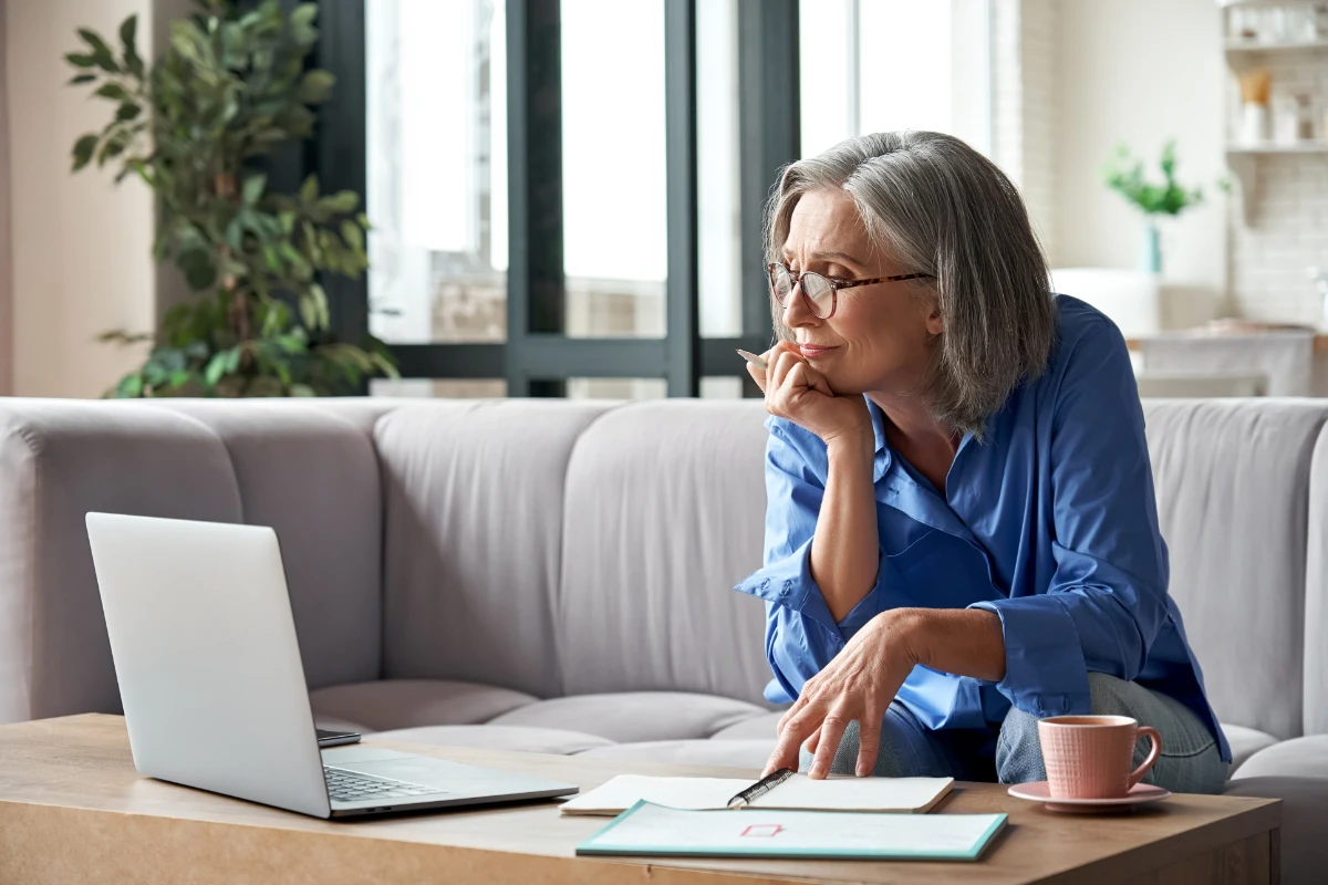 HASSA older woman at computer