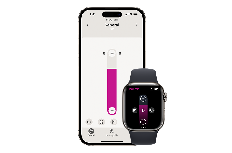 Oticon connectivity app control hearing aids